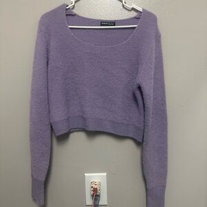 SHEIN Lavender Knit Top